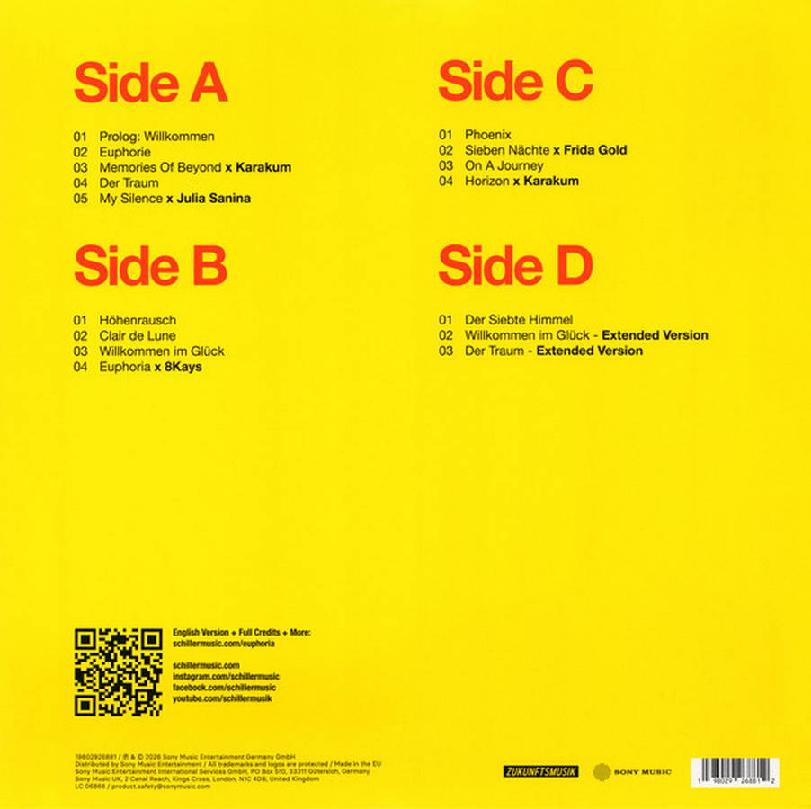 Schiller – Euphoria (2LP color)